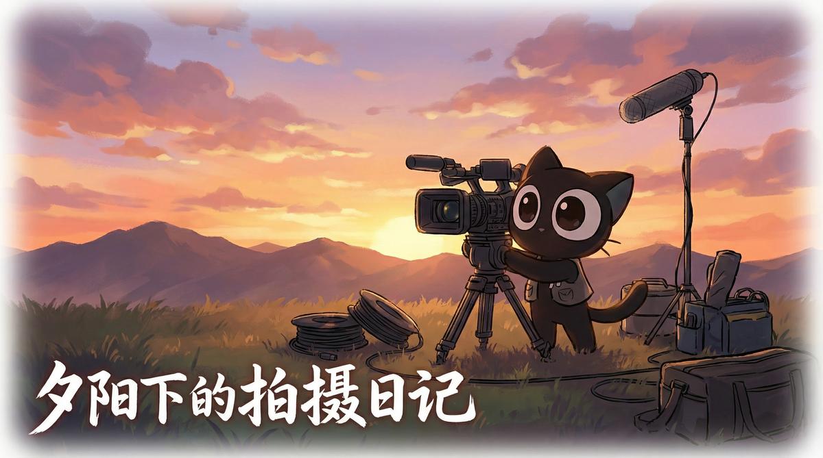 玩物社区原创视频 - 夕阳下的拍摄日记